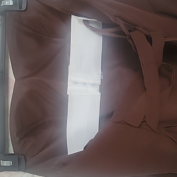 Chiffon High Low Strapless Dress - Picture 3 of 5